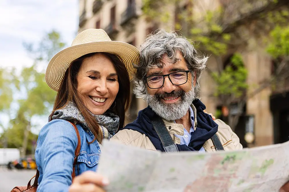 couple traveling